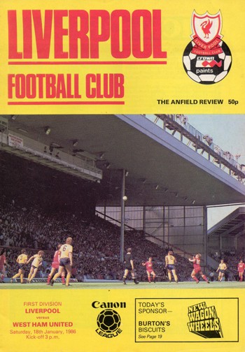 Match programme